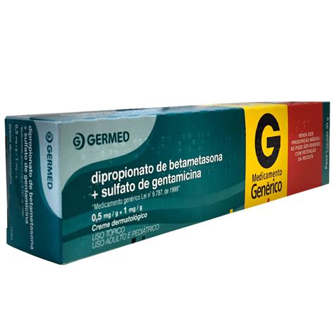 dipropionato de betametasona + sulfato de gentamicina (pomada)